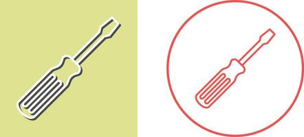 Screw driver Icon Design vector