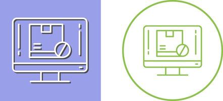 Out of Stock Icon Design vector