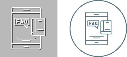 Faq Icon Design vector