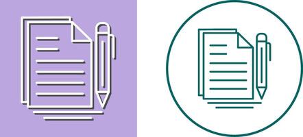 Document Icon Design vector