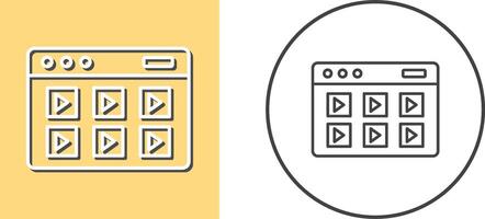 Online Course Icon Design vector