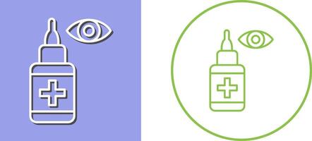 Eye Drop Icon Design vector