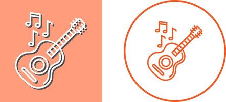 diseño de icono de guitarra vector