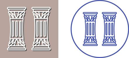 Column Icon Design vector