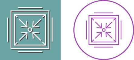 Minimize Icon Design vector