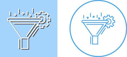 Filtering Icon Design vector