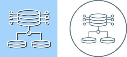 Structured Data Icon Design vector