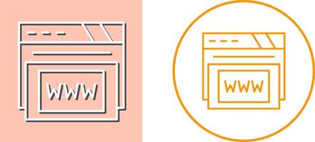 Www Icon Design vector