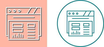 Dashboard Icon Design vector