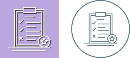 Task List Icon Design vector