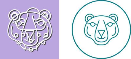 Polar Bear Icon Design vector