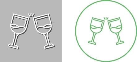 vino icono diseño vector