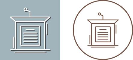 Podium Icon Design vector