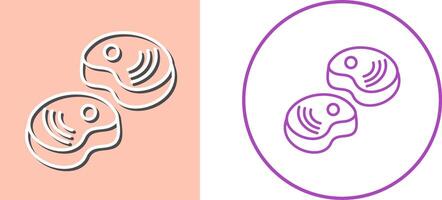 Steak Icon Design vector