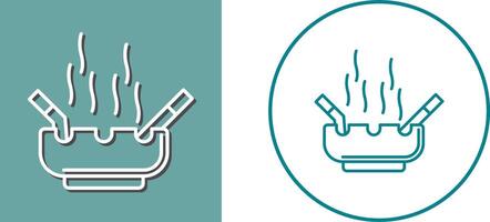 Ashtray Icon Design vector