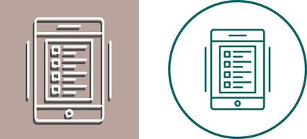 Online Test Icon Design vector