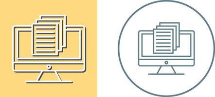 Document Icon Design vector