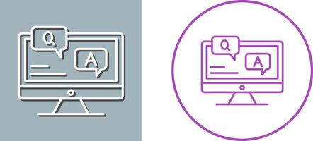 Faq Icon Design vector