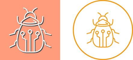 Bug Icon Design vector