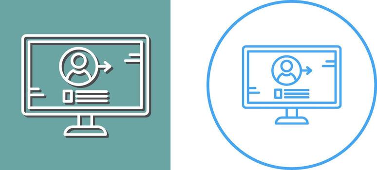 Iniciar sesión en icono diseño vector