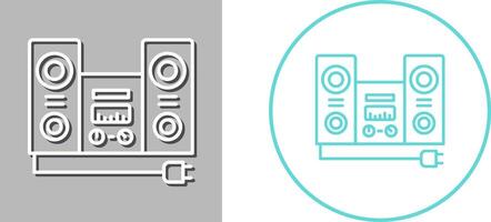 Stereo Icon Design vector