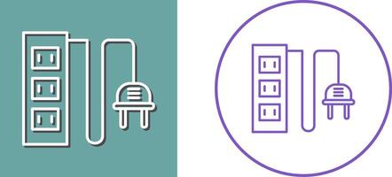 Power Socket Icon Design vector