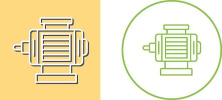 ELectric Motor Icon Design vector