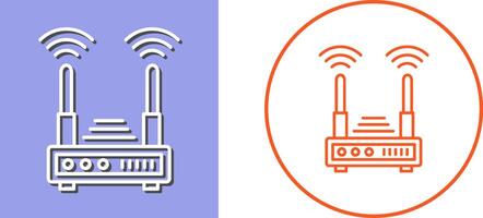 Router Icon Design vector