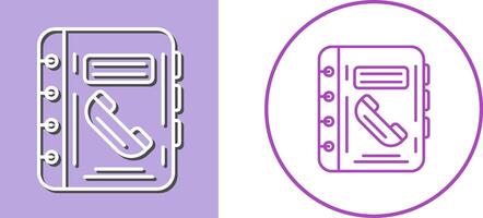 Phonebook Icon Design vector