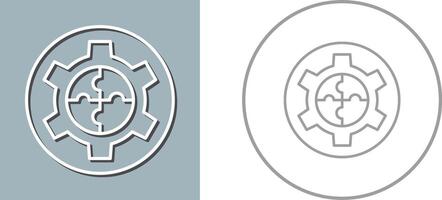 Solution Icon Design vector