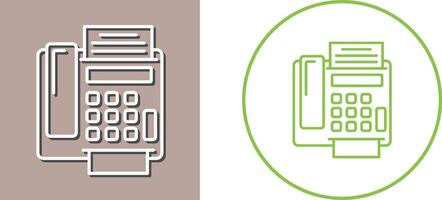 fax Machine Icon Design vector