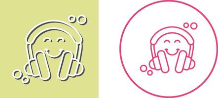 Headphones Icon Design vector