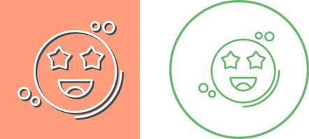 Starstruck Icon Design vector