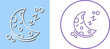 Sleeping Icon Design vector