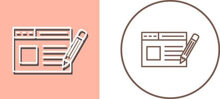 Web Page Icon Design vector