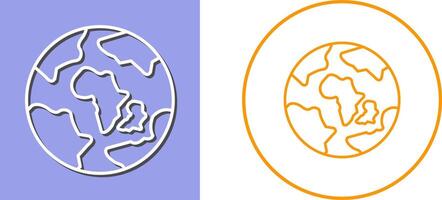 Earth Icon Design vector