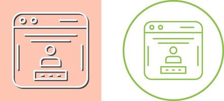 Password Icon Design vector