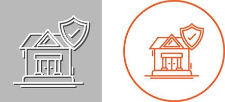 House Protection Icon Design vector