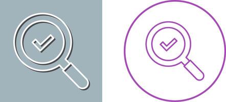 Magnifying Glass Icon Design vector