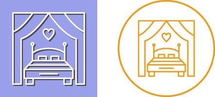 Bed Icon Design vector