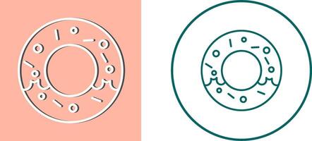 diseño de icono de donut vector