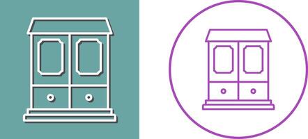 Wardrobe Icon Design vector