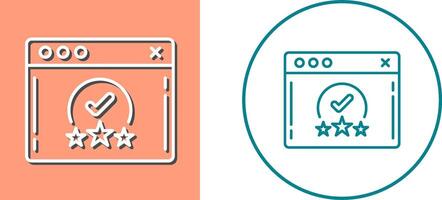 Rating Icon Design vector