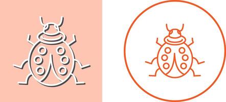 Ladybug Icon Design vector