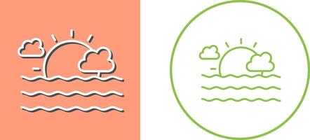 Sea Icon Design vector