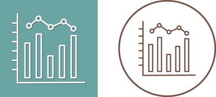 Histogram Icon Design vector