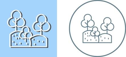 Forest Icon Design vector