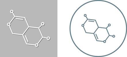 Molecule Icon Design vector