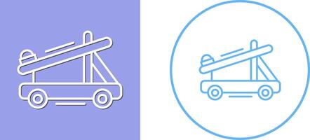 Catapult Icon Design vector