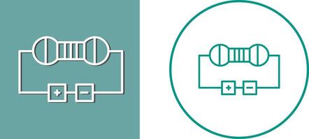 Resistor Icon Design vector